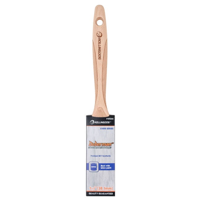 Doberman 1.5" Paint Brush With Beechwood Handle